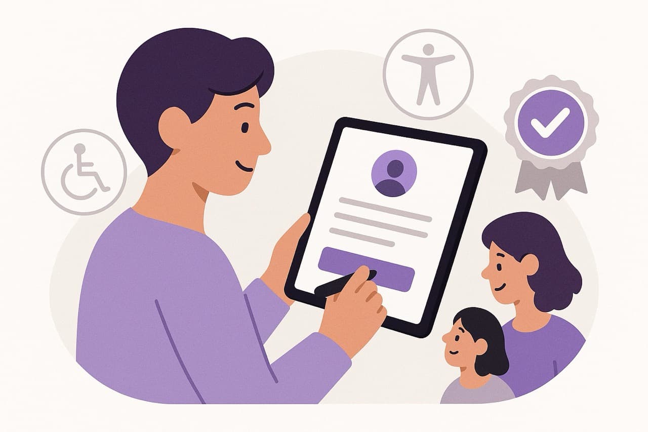 Creazione del profilo su IMVisible